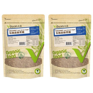 Vilson 米森有機 有機黑糖, 450g, 2包