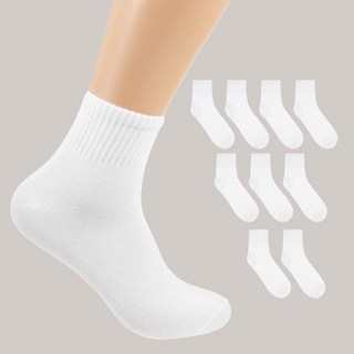 CARET 男款素色中筒羅紋襪10雙組