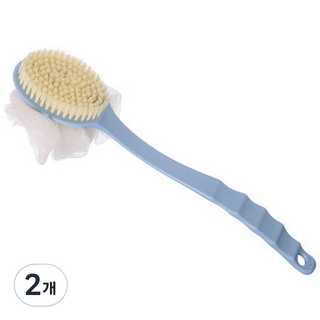1인 샤워 바디브러쉬, 블루, 1개입, 2개