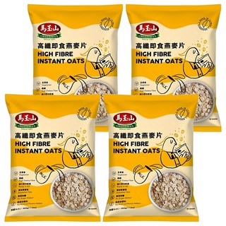 馬玉山 高纖即食燕麥片, 500g, 4包