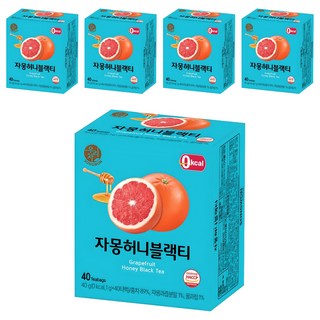 우리차 자몽허니 블랙티, 1g, 40개입, 5개
