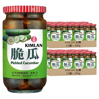 金蘭 脆瓜, 396g, 24罐