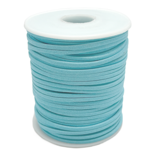 MAKE&HOBBY 麂皮絨緞帶 人造皮繩, 1個, 天藍色, 45m
