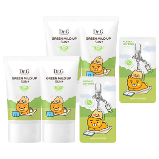 닥터지 그린 마일드 업 선 플러스 선크림 SPF50+ PA++++ 50ml x 2p + 키링 세트, 2개
