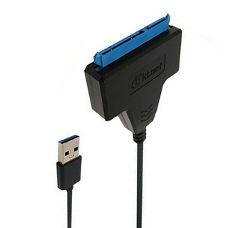 KTnet 廣鐸 EC3 USB3.0 2.5/3.5吋 SATA硬碟快捷線, 支援4TB容量, 支援熱拔插, 25.5cm, 1盒