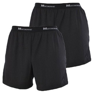 non-no 儂儂 涼感平口褲 男款, XXL, 黑色, 2件