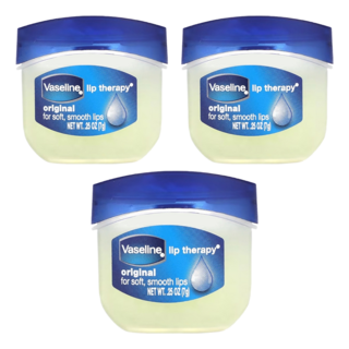 Vaseline 凡士林 護唇膏, 原味, 7g, 3個