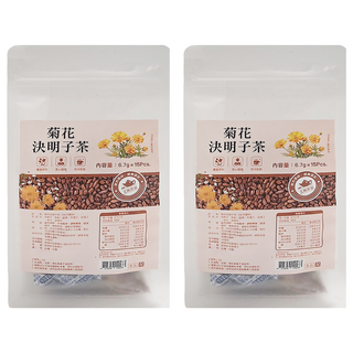 仁濟中藥 菊花決明子茶 3C守護茶 養顏美容 含枸杞 胎菊 牛蒡 桂花 金銀花, 6.7g, 15包, 2袋