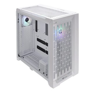 thermaltake 曜越 CTE C700 TG ARGB CT140 ARGB 機殼 + 顯卡轉向支架 566.5 x 327.6 x 505.5mm 白色 15.6kg, CA-1X7-00F6WN-01, 1組