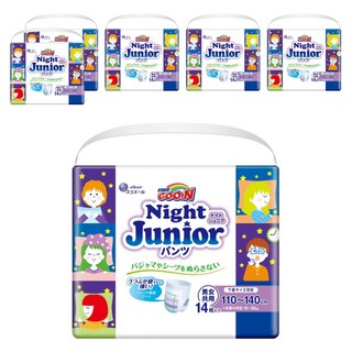 GOO.N 大王 YA晚褲/尿布 15~35kg, Junior, 84片