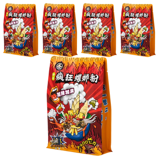 一碗好麵 柳州瘋狂螺螄粉 加辣加臭 400g, 5包