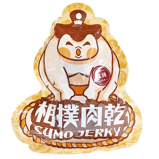 太禓食品 相撲肉乾造型豬 川香麻辣，鹹香辣，很帶勁, 118g, 1包