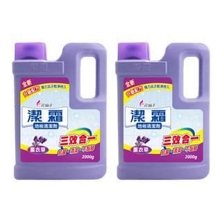 farcent 花仙子 潔霜 地板清潔劑 薰衣草, 2kg, 2桶