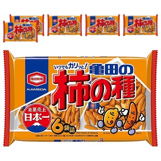 龜田製菓 柿之種 米果, 180g, 6袋