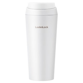 LocknLock 樂扣樂扣 元氣彈跳保溫咖啡杯 315.6g, 白色, 550ml, 1個