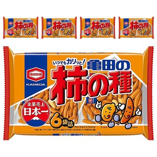 龜田製菓 柿之種 米果, 180g, 5袋