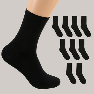 CARET 男士素色中筒襪10雙組