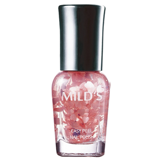 MILD'S 曼思 水性可剝指甲油 MS034 粉色桃心, 粉色桃心 MS034, 7ml, 1瓶
