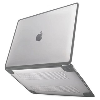 apent Macbook 筆記型電腦防摔霧面保護套, Ash Gray