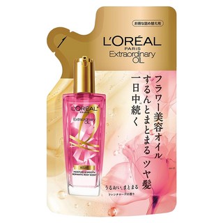 L'OREAL PARiS 巴黎萊雅 台灣公司貨 金緻護髮精油玫瑰精華補充包, 90ml, 1包