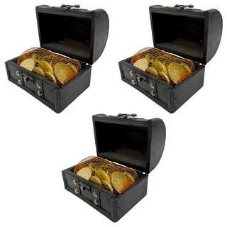 STEENLAND CHOCOLATE 幸運寶箱金幣巧克力, 153g, 3盒