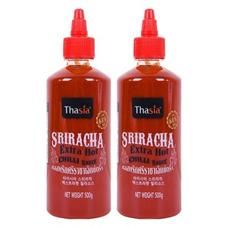 Thasia 是拉差特辣辣椒醬 辣椒含量68%, 2個, 500g