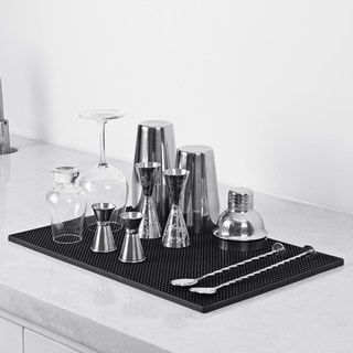 KALDIN 防滑雞尾酒吧瀝水墊, 單一顏色