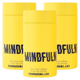 콤마랩스 L 테아닌 스트레스 긴장완화 건강기능식품 마음챙김 츄어블 콤마 영양제, 3개, 30정