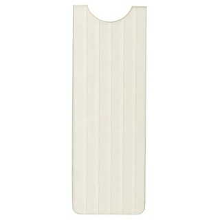 沐慕家居 珪藻土水龍頭吸水墊 水龍頭柱孔直徑7cm, 60 x 10cm, 白色, 1個