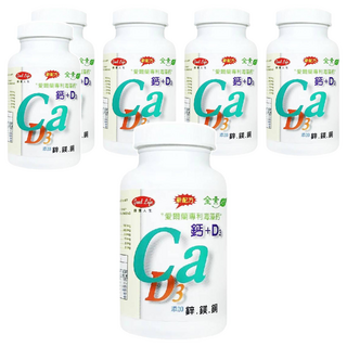 good Life 得意人生 愛爾蘭紅藻海藻鈣Ca + D3 歐寶鈣加強錠, 60顆, 6罐