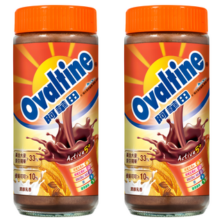 Ovaltine 阿華田 營養巧克力麥芽飲品, 400g, 1入, 2罐