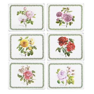 PORTmeIRION 波特玫琳恩 Botanic Garden 玫瑰餐墊6件組, 1套, 混合色, 30.5 x 23 cm