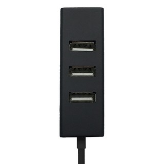 HOLIC USB 4埠 HUB，USB 2.0，90cm線長, 黑色, 1個