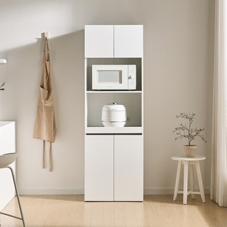 서울소호 LPM 1800 키큰 밥솥 선반 오브 주방 렌지대 방문설치, 화이트, 5단