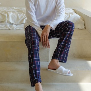 DS DOSSY 男士蜜桃絨九分睡褲