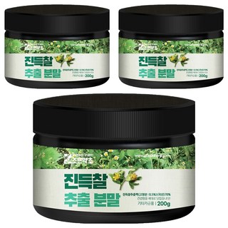 joeunyakcho 豨薟草萃取粉末, 3個, 200g