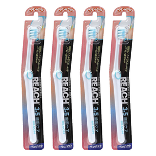 REACH 麗奇 牙周對策 彈力細毛牙刷, 2支, 2袋