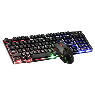 DTAudio 有線電競鍵盤滑鼠組 機械手感 懸浮鍵帽, 黑色, DTA-G200, 一般型