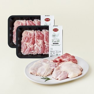 무항생제 인증 갓잡은 닭 다리살 (냉장), 400g, 2개