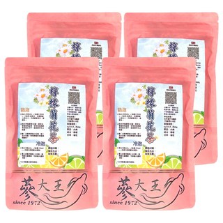 蓼大王 檸檬菊花茶包 6g 台灣製造, 10包, 4袋