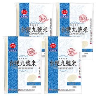 三好米 契約栽培 台稉九號米, 2.5kg, 台灣產, CNS三等米, 4包