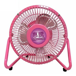 惠騰家電 6吋工業桌扇 FR-606 台灣製造 兩段風速, 甜美粉