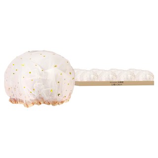 minono 米諾諾 蓬蓬星紗浴帽 26cm 12個, 1組, 藍色/粉色 顏色隨機