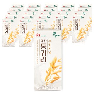 Nature Seven 全燕麥原味豆漿, 24個, 190ml