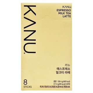 KANU 紅茶拿鐵咖啡, 17.3g, 8條, 1盒
