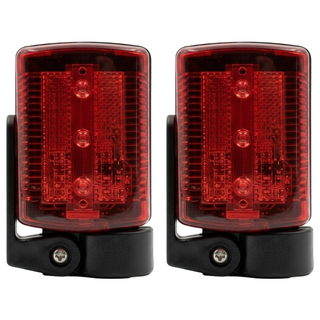 genki bebi 元氣寶寶 寶寶推車安全警示燈, 黑色, 2個