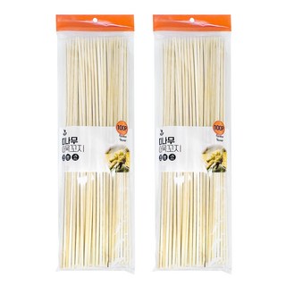 竹製魚板串 40cm, 100入, 2個