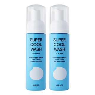 Brsg 男性私密處涼感潔淨慕斯, 200ml, 2瓶