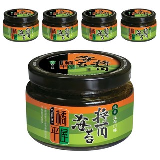 橘平屋 海苔醬 昆布口味, 145g, 5罐