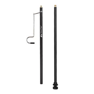 ShineTrip 山趣 淩雲桌面燈架 IGT露營桌可用 102g, 霧黑色, 1個